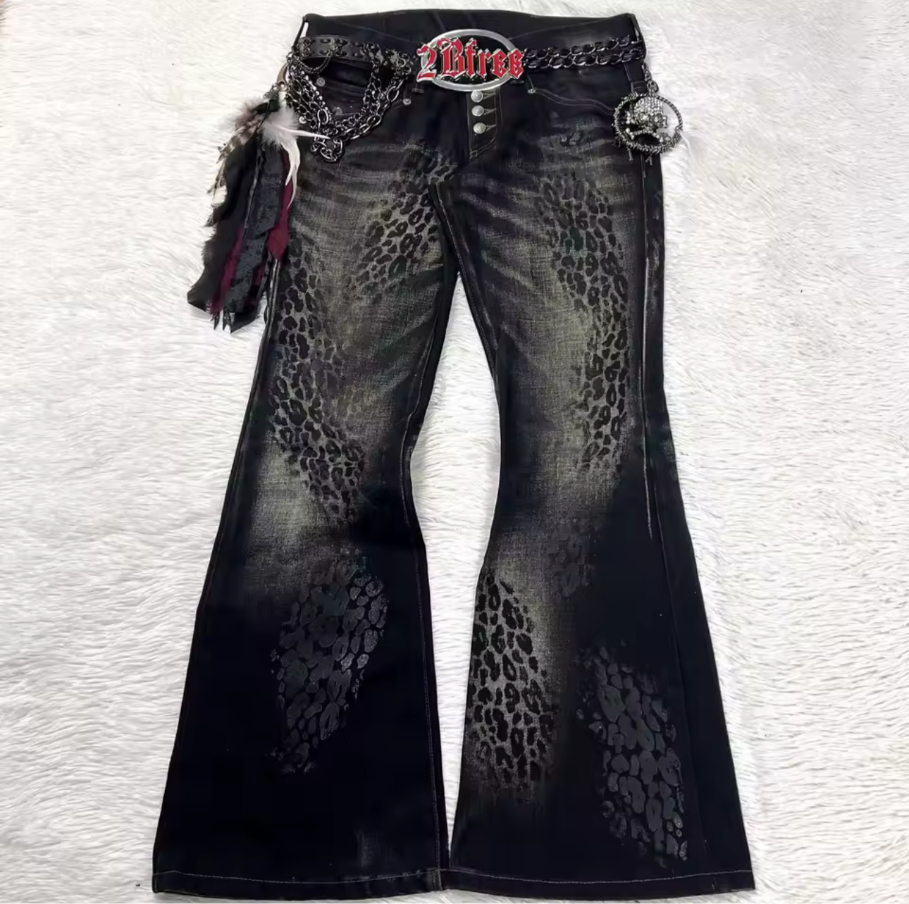 Jaguar Black bell jeans
