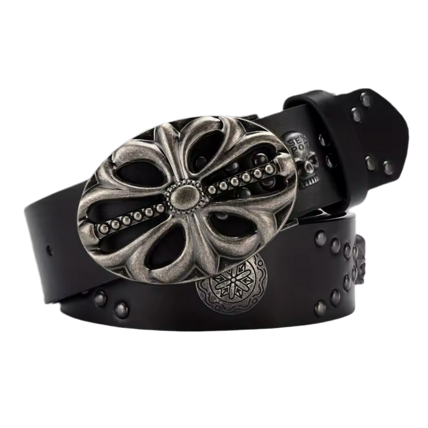 CHROME SKULL BELT