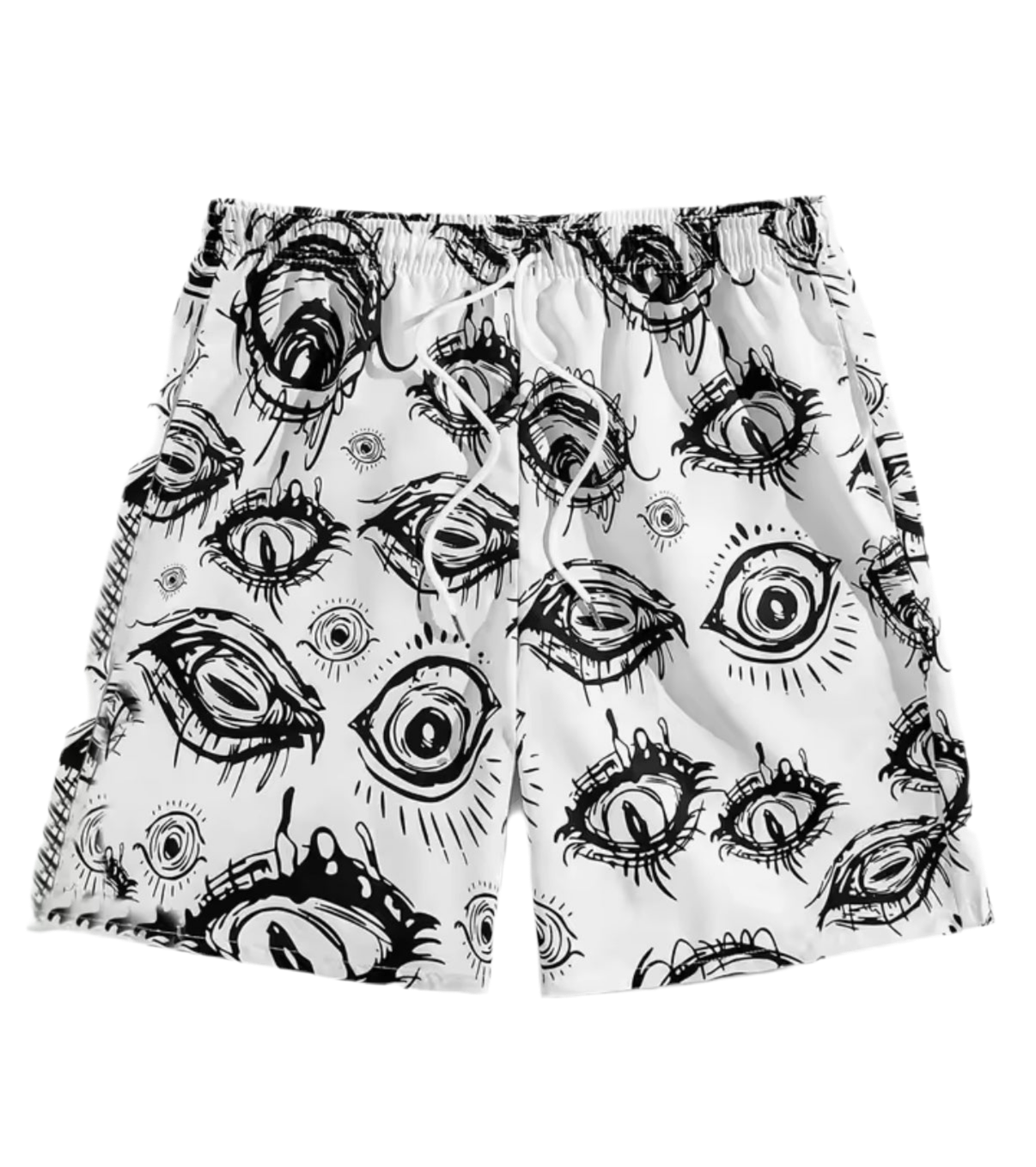 WHITE EYES SWIM SHORTS