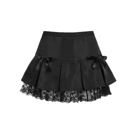 BOW LACE SKIRT
