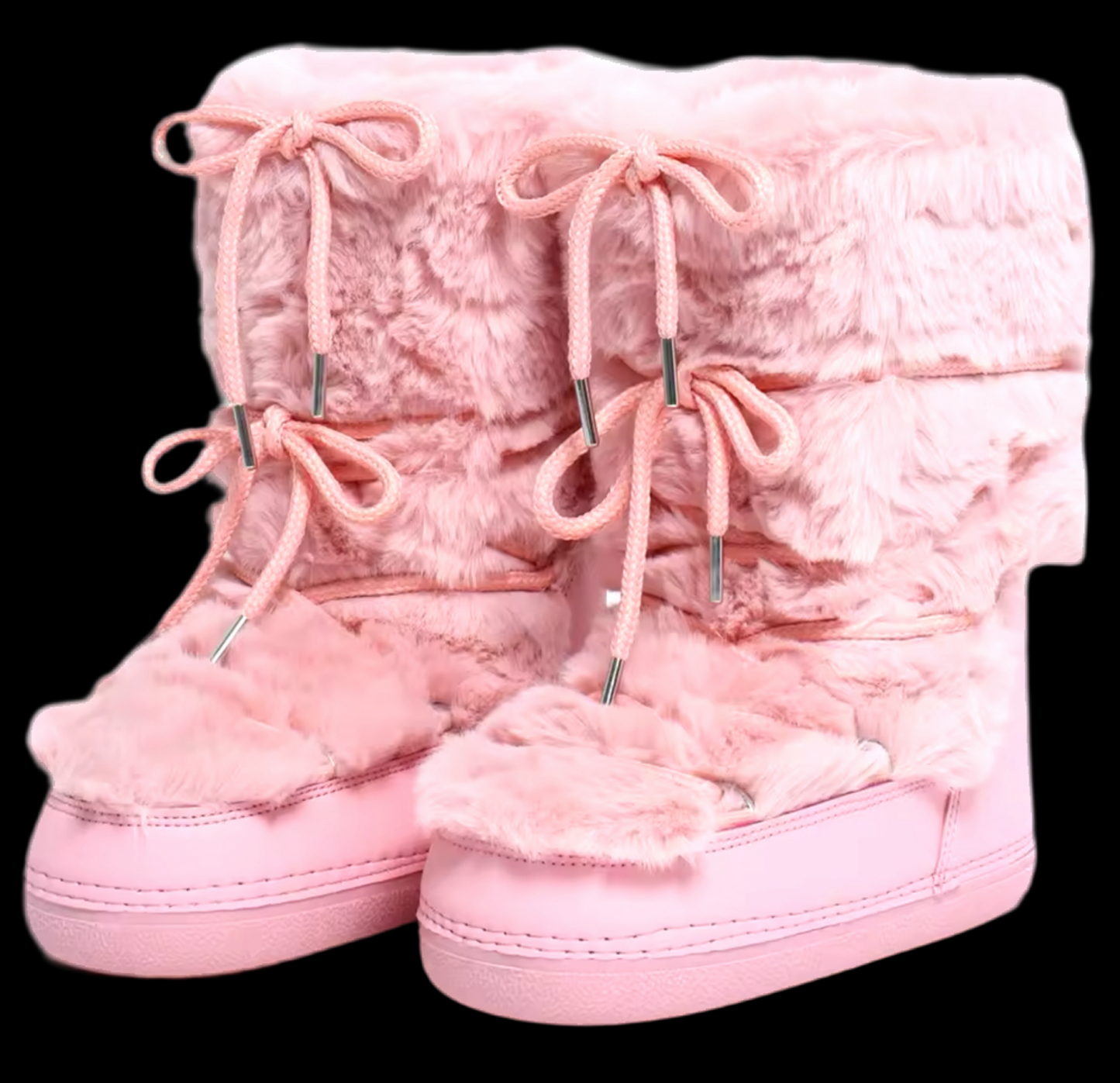 WINTER LACE FURRY BOOTS (3 colours)