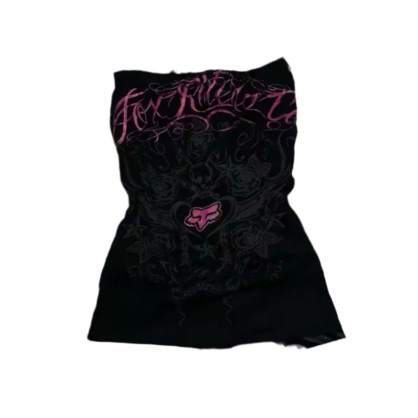 PINK WOLF SKULL TOP