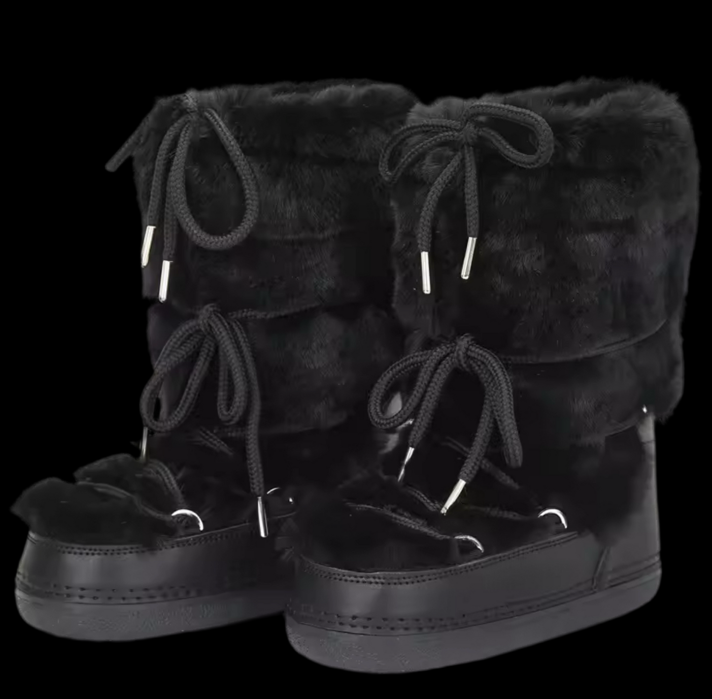 WINTER LACE FURRY BOOTS (3 colours)