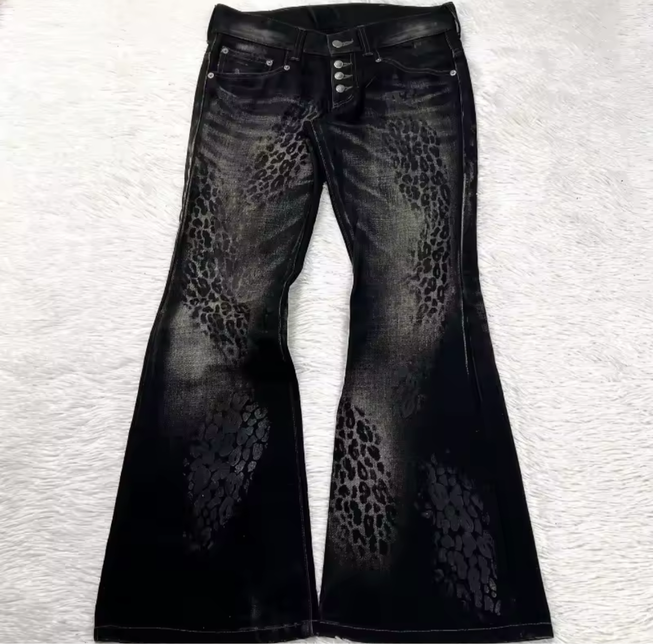 Jaguar Black bell jeans