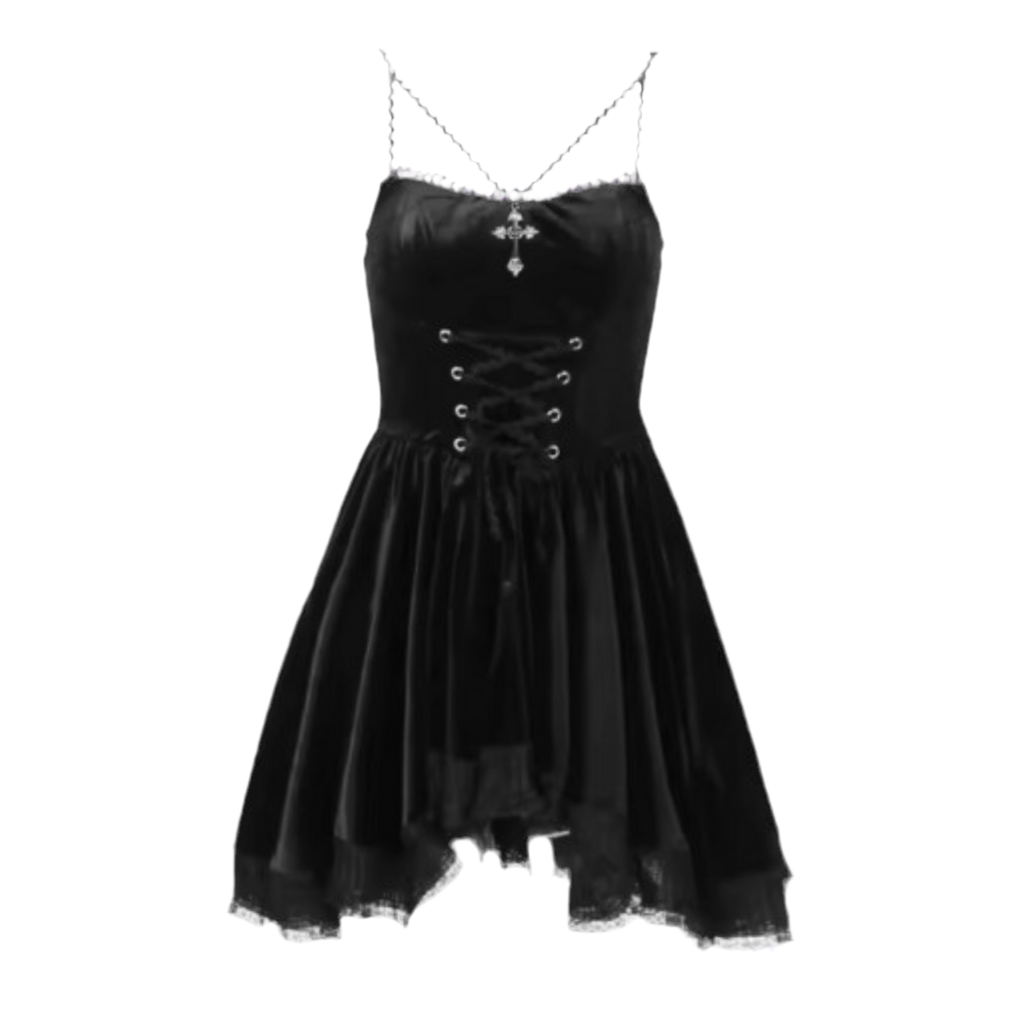 SILK CORSET LACE DRESS