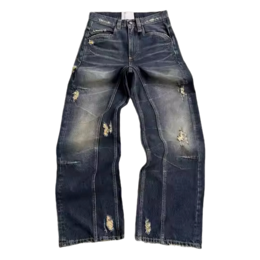 DISTRESSED FADE DENIM