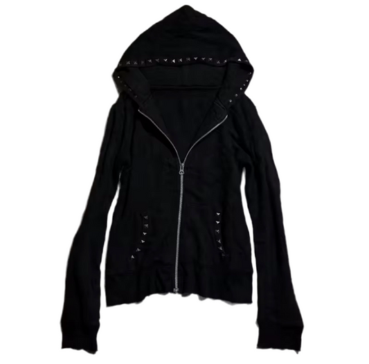 Black Studded Jumper