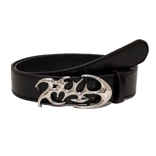 SILVER CYBER BELT