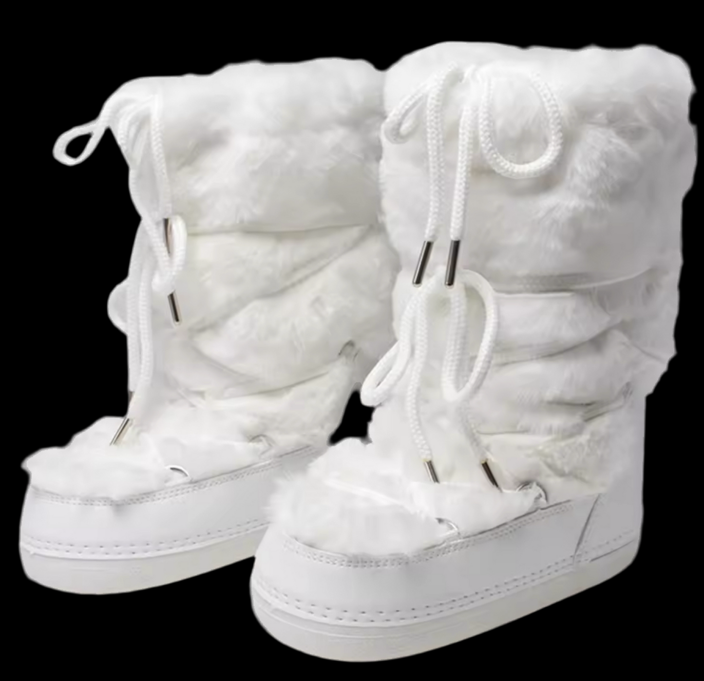 WINTER LACE FURRY BOOTS (3 colours)