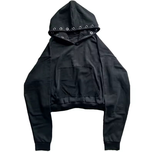 White Furry Hooded Jumper